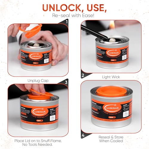 Luminar 6 HOUR / Pack of 12 / 1 Food Warmers