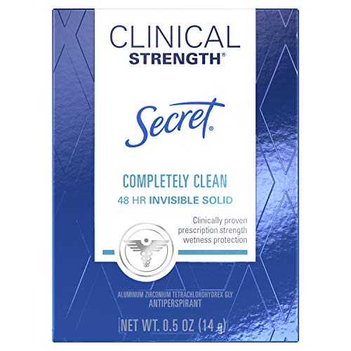 Secret 0.5 Ounce (Pack of 1) / Completely Clean / 1 Antiperspirant Deodorant