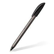 4320 Stick Ballpoint Pens Medium 8 Pack Black by STAEDTLER – 1 count (Pack of 8), Black, Model STAE-4320M-BLACK-8ENV