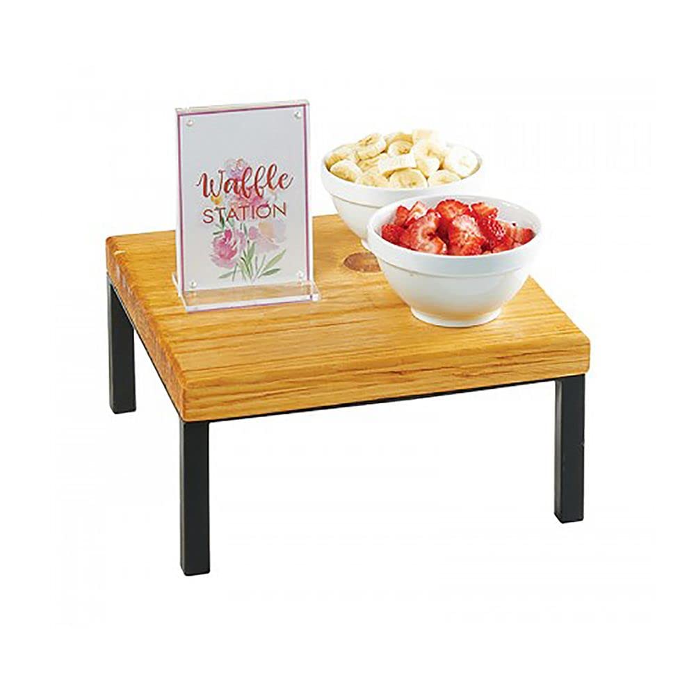 Madera 12"Sq x 6"H Display Riser by CAL-MIL – Pine Wood, brown, Model 22065-6-99