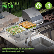Stock Your Home Pans / Silver / 10.0 inches Chafing Dishes