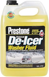 Prestone De-Icer Windshield Washer Fluid, 1-Gal.