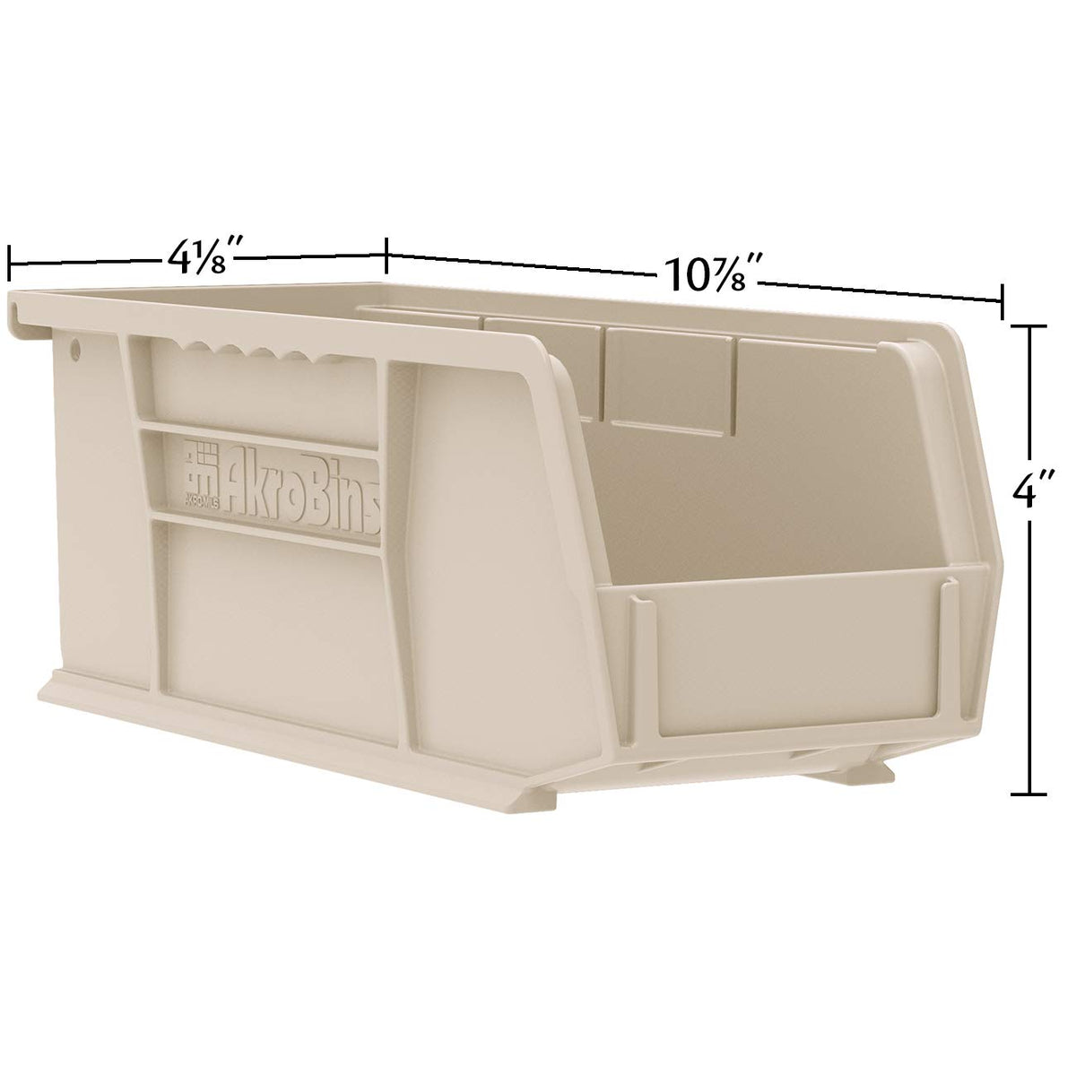 30224 AkroBins Plastic Storage Bins by Akro-Mils – 11-Inch x 4-Inch x 4-Inch, 20.0 pounds, Plastic, Red, Pack of 12