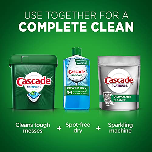 Cascade 27 Count (Pack of 2) / 1 / 2 Dishwasher Detergent