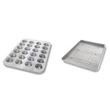 Bakeware Mini Cupcake by USA Pan – 1.875 x 1.25 x .875 inches, Alloy Steel, Silver
