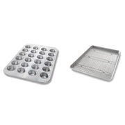 Bakeware Mini Cupcake by USA Pan – 1.875 x 1.25 x .875 inches, Alloy Steel, Silver