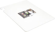 San Jamar CB182412WH Cut-N-Carry Cutting Board, 18" x 24", Co-Polymer, White, NSF