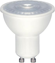 Satco S9382-6.5 Watt MR16 LED Reflector Light Bulb; 2700K Warm White; 500 Lumen; 40 Deg. Beam Angle; GU10 Bi-Pin Base; Dimmable, 120 Volt (6 Bulbs)
