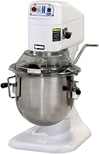 Globe Food Equipment SP08 8-Quart 3-Speed Countertop Planetary Mixer, Stainless Steel, 115 V, NSF