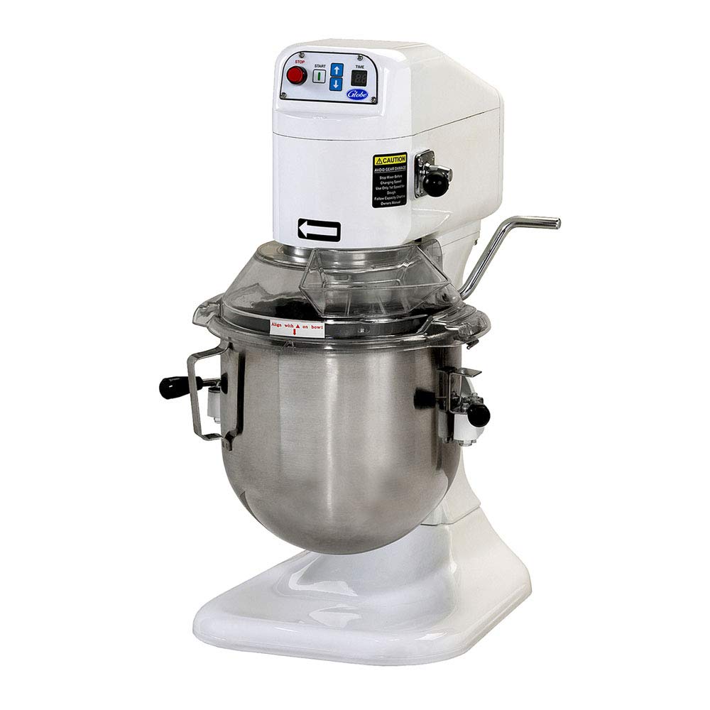 8-Quart 3-Speed Countertop Planetary Mixer by Globe Food Equipment – 8 Quart, 7.6 liters, Aluminum, Stainless Steel, Model SP08