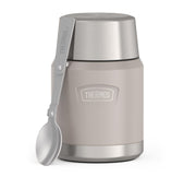 ICON Food Jar 0.47 L by THERMOS – 470 ml, 470.0 milliliters, Stainless Steel, Beige / Sandstone Mat, Model 4120323047