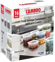 Cambro Freshpro Mini Food Storage Container Set with Lid, Translucent 8 sets
