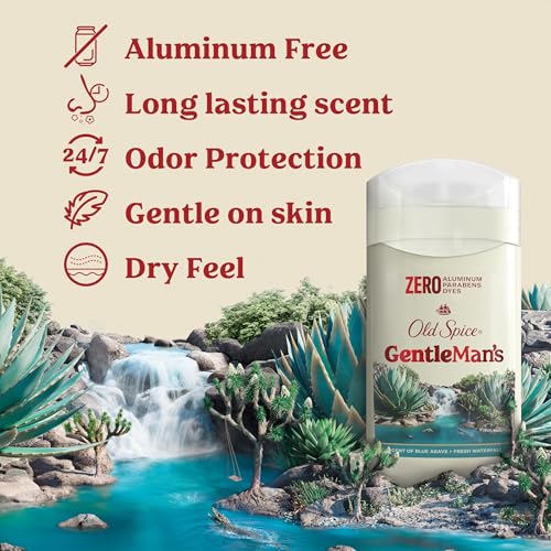 Old Spice Blue Agave + Fresh Waterfall / 3 Ounce (Pack of 3) / 1 Deodorant