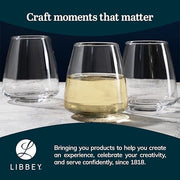 Libbey Stemless All Purpose 6 / 6 Count / Modern Wine Glasses