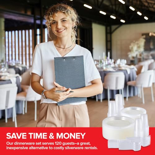 Stock Your Home 30 / 30 Pack / Clear Plates