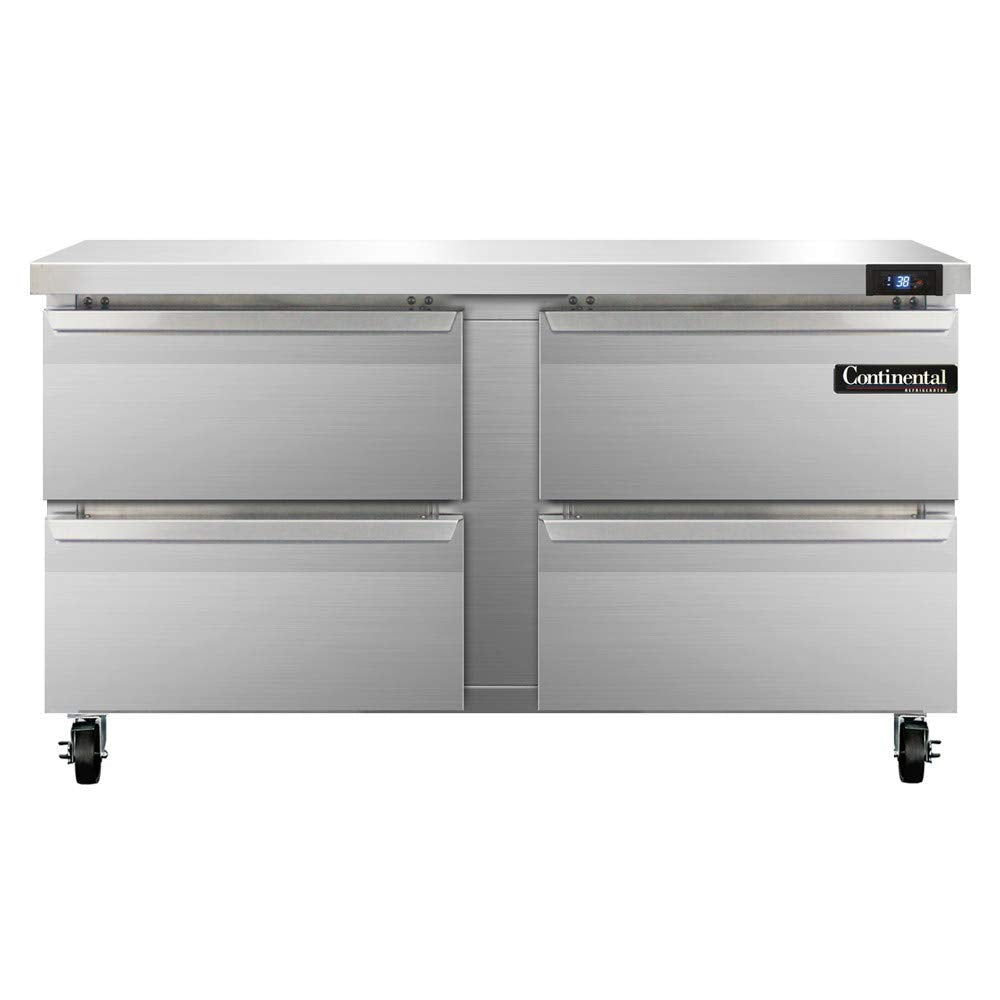Continental Refrigerator SW60-D Two Section Work Top Refrigerator 60"W by Value Line Refrigerators – 17.0 cubic_feet, Model r290