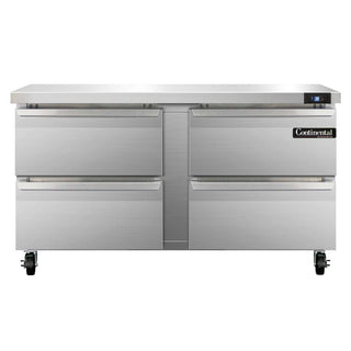 Continental Refrigerator SW60-D Two Section Work Top Refrigerator 60"W by Value Line Refrigerators – 17.0 cubic_feet, Model r290