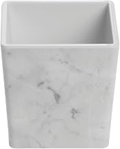 HUBERT Marble Condiment Holder Dish - 3 7/8"L x 3 7/8"W x 3 7/8"H