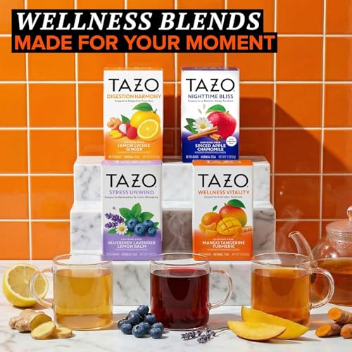 TAZO Variety Pack / 16 Count (Pack of 8) / 8 Herbal