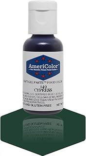 AmeriColor Cypress, 0.75 Ounce Bottle, Soft Gel Paste Food Color