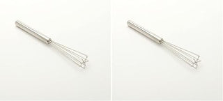 American Metalcraft SBW7 Utensil, Stainless Steel, Square Bar Whisk, 7" L (Pack of 2)