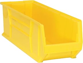 Quantum Storage QUS973 Plastic Stacking Hulk Container - 29-7/8" x 11" x 10" - 4 Pack
