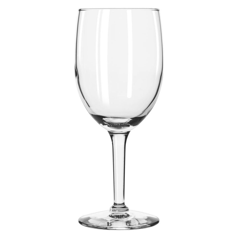 Glassware Citation Goblet by Libbey – 10 ounces, Crystal, Black, Pack of 24, Model 8456