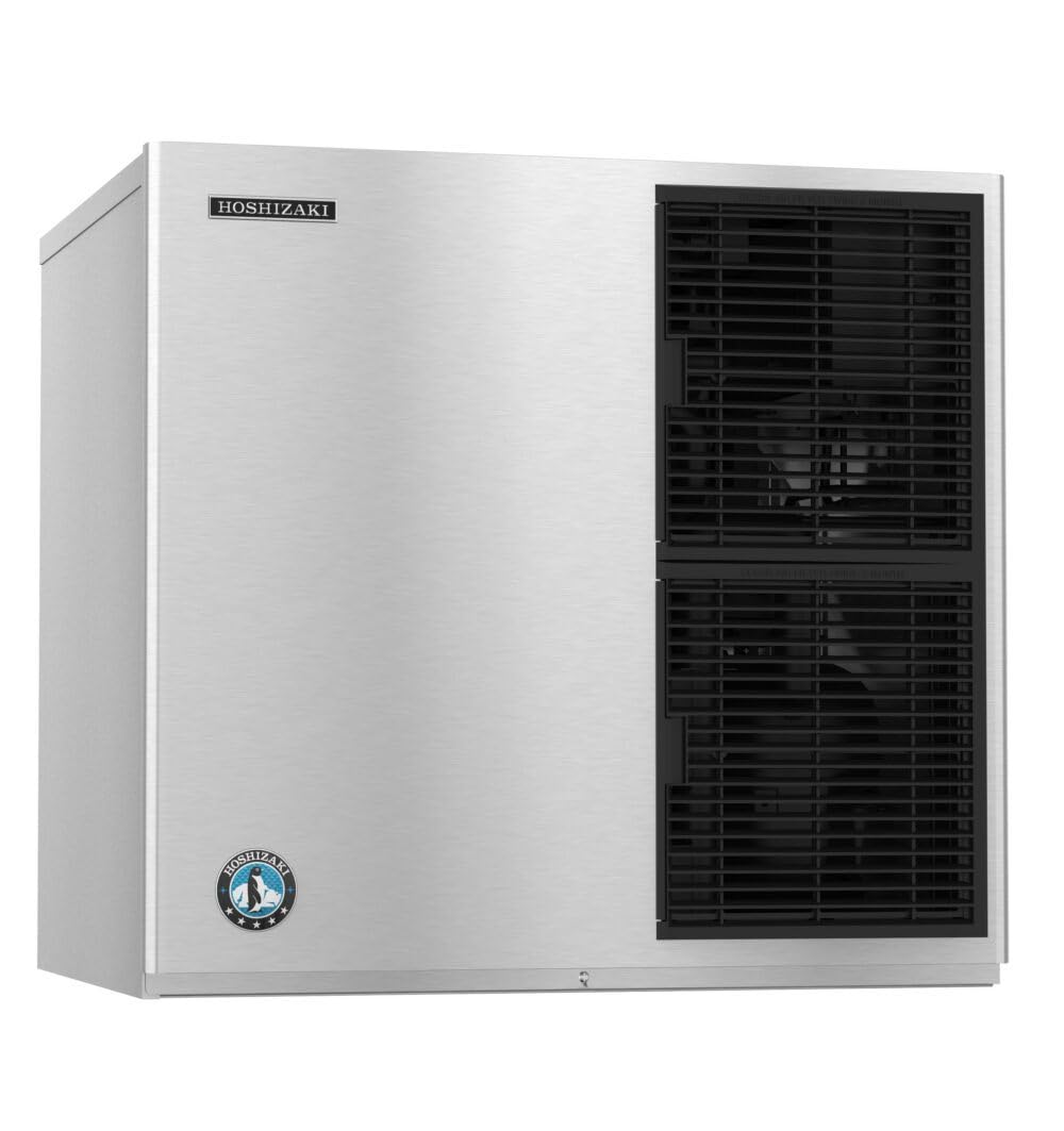 Crescent Cuber Ice Machine by HOSHIZAKI – 777.0 pounds, Stainless Steel, Model KM-830MAK2