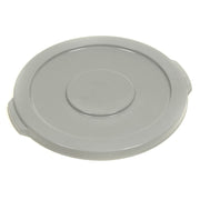 Trash Container Lid for 10 Gallon Garbage Can by Global Industrial – 10 gallon, 10.0 gallons, Polyethylene Resin, Gray, Model 1002-GY