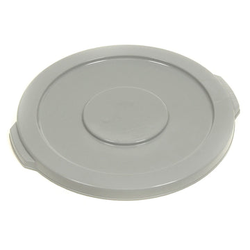 Trash Container Lid for 10 Gallon Garbage Can by Global Industrial – 10 gallon, 10.0 gallons, Polyethylene Resin, Gray, Model 1002-GY
