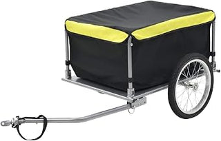 Bike Trailer Bicycle Cargo Trailer Tow Bicycle Cart Steel and Polyester vidaXL vidaXL