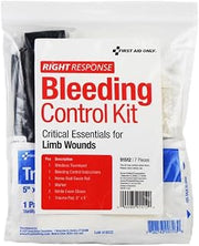 First Aid Only 91512 Critical Essentials Bleeding Control Kit for Limb Wounds, 7 Pieces