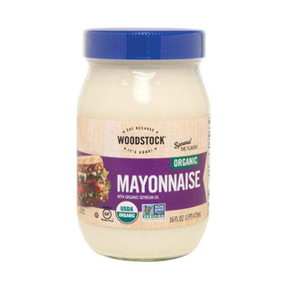Organic Mayonnaise - Case of 12 - 16 oz. by Woodstock – 16 fl oz, Model 01744