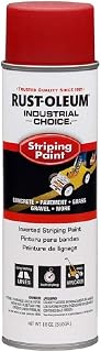 Rust-Oleum 1665838 S1600 System Inverted Striping Paint, 17-Ounce, Red