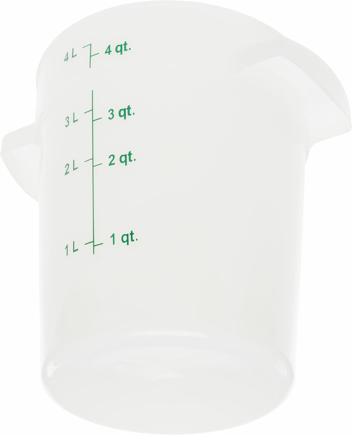 Carlisle FoodService Products 4 Quart (Pack of 12) / 12 / White Storage & Transport