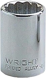Wright Tool 31-17MM 3/8" Drive 12 Point Standard Metric Socket, 17mm