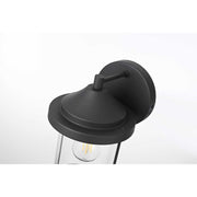 Roy One Light Outdoor Wall Sconce Black by Lighting Design – Iron, Black, Model OD402W12BK