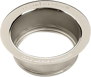 Sink Flange for Garbage Disposal, FLG-PN, Polished Nickel | Compatible with INSINKERATOR-Manufactured Food Waste Disposer