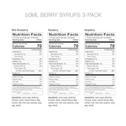 Amoretti Berry Syrups 3 Pack / 25.4 Fl Oz (Pack of 1) / 1 Syrups