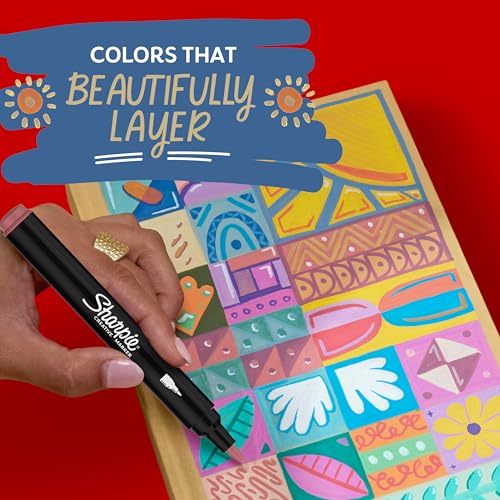 Sharpie Warm Tones / 1 Count (Pack of 5) / bullet tip Markers