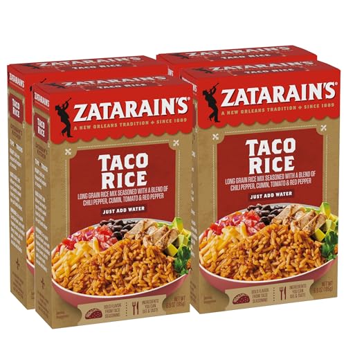 Zatarain's Taco / 6.9 Ounce (Pack of 4) / 4 Seasoned Rice