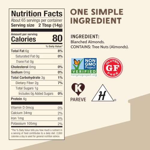 Bob's Red Mill 32 Ounce (Pack of 1) / Resealable / 1 Almond