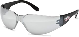 Lincoln Electric Starlite Outdoor Safety Glasses | Silver Mirror Lens |Extremely Lightweight | K2969-1