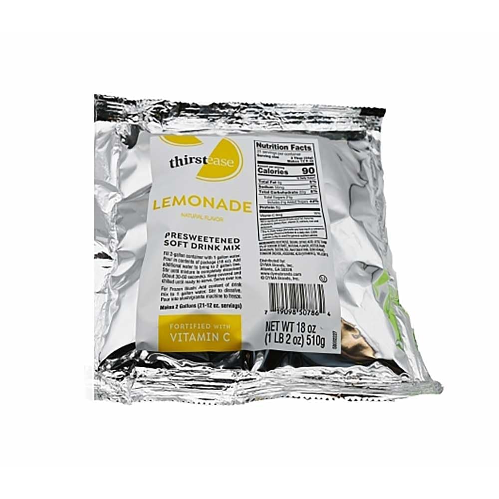Thirst Ease Lemonade Powdered Drink Mix by Diamond Collection – 8 Ounces, Pack of 12