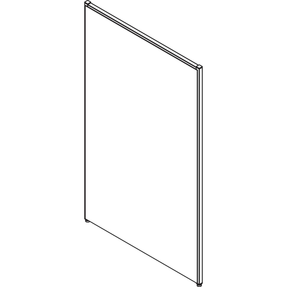 Lorell 1 / 60 by 36-Inch / Grey Fabric