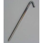 Hook Stake by Monk Industries – 20"L x 1"W x 4"H, Alloy Steel, Unpainted, Model 62518BNP