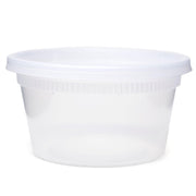 12 oz DELItainer Clear Round Deli Container Combo Pack 240/CS by Newspring – 12 oz., 12.0 ounces, Polypropylene, Translucent, Model YL2512