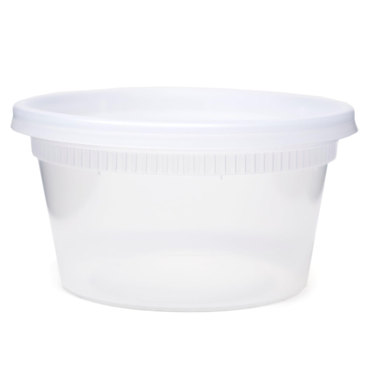 12 oz DELItainer Clear Round Deli Container Combo Pack 240/CS by Newspring – 12 oz., 12.0 ounces, Polypropylene, Translucent, Model YL2512