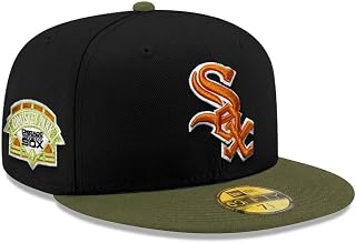 New Era Chicago White Sox 59FIFTY Cooperstown Comiskey Park Side Patch Cap, Fitted Hat