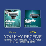 Gillette 4 Count (Pack of 2) / Blue / 4 Refills Cartridges